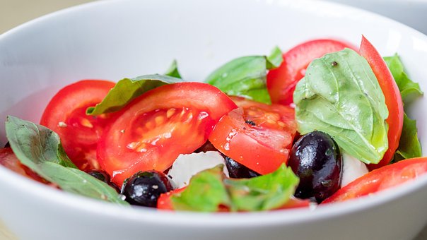 Salat, Tomaten, Lebensmittel, Gericht