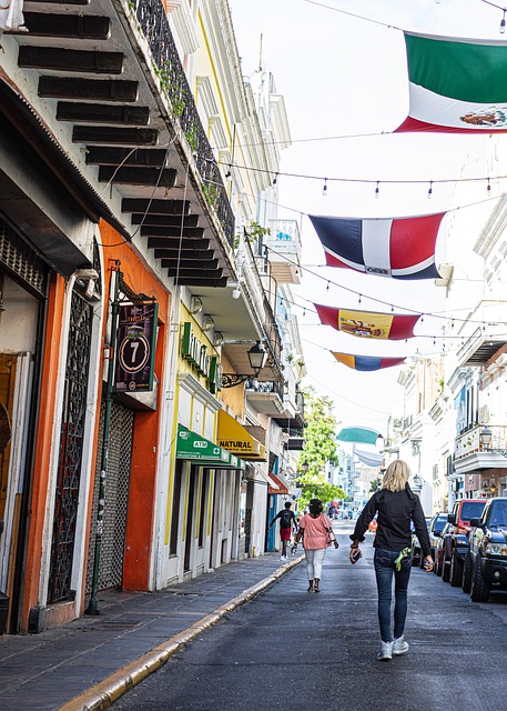 Porto Rico, Bandeira, Rua