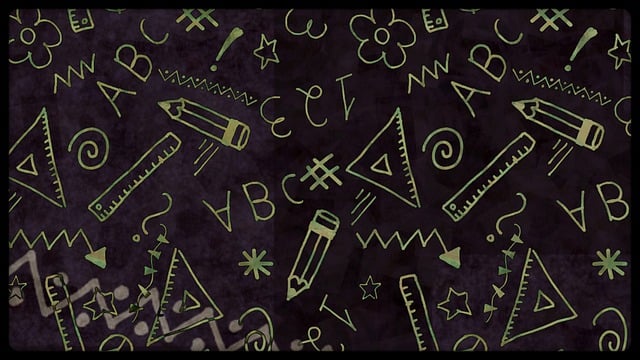 Free education doodle pattern illustration