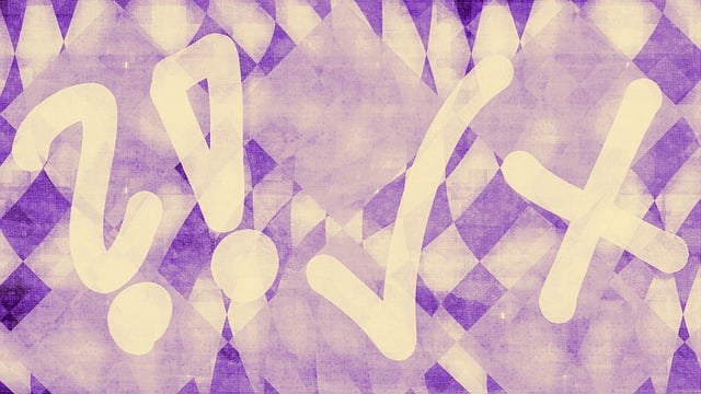 Free education punctuation marks abstract illustration
