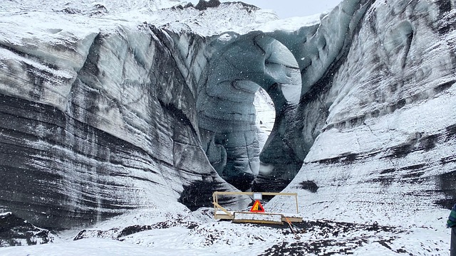 Free Katla Ice Cave Cliff photo and picture