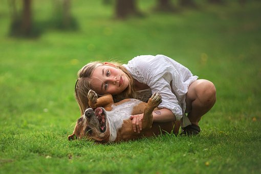 Free Dog Girl photo and picture