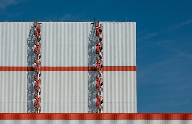 Armazém, Construção, Escada Em Espiral