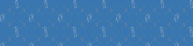 Free stars dreidel candles illustration