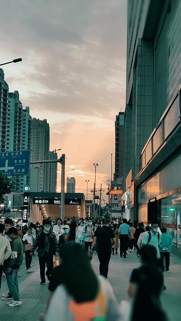 Free Lanzhou Crowd photo and picture
