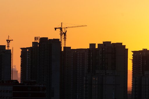 Free Sunset Buildings photo and picture