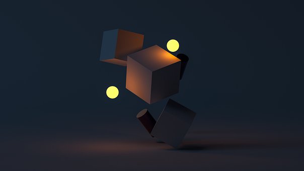 Free Cube Dark photo and picture