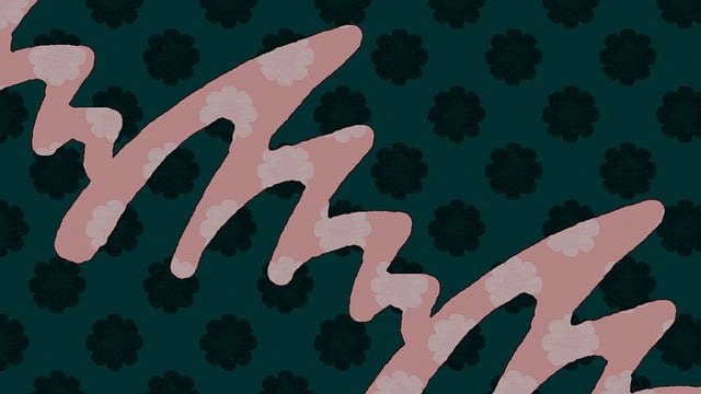 Free flowers pattern background illustration