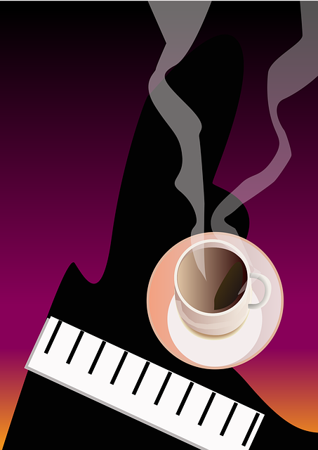 Free vector coffee laid back illustration