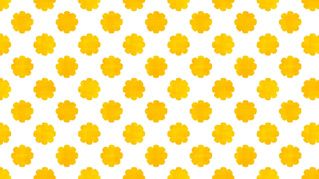 Free yellow flowers nature illustration