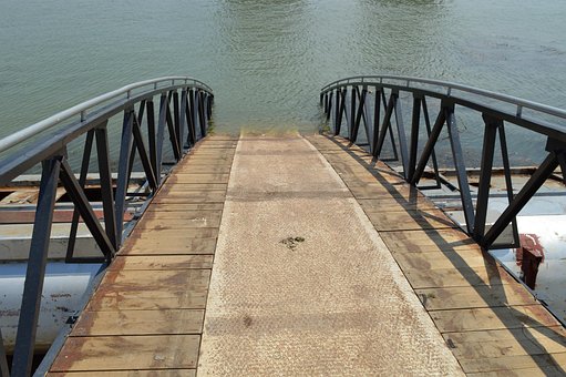 Free Abandoned Walkway Bridge photo and picture