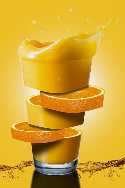 Free juice orange sliced illustration