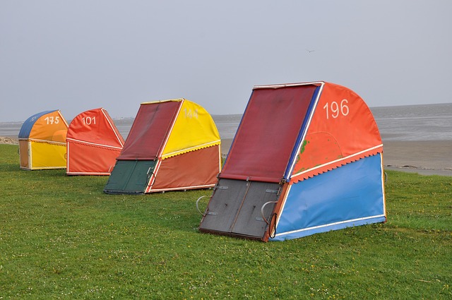 Free Beach Chair North Sea photo and picture
