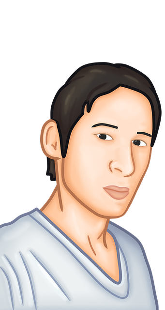 Free guy men portrait illustration