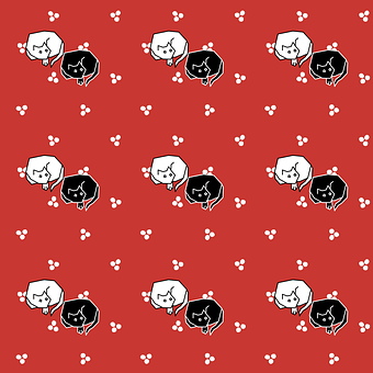 Gato, Padronizar, Papel De Parede