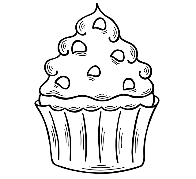 Free cupcake dessert pastry illustration