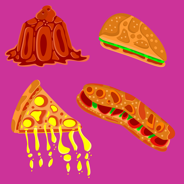 Free junk cheese cake illustration