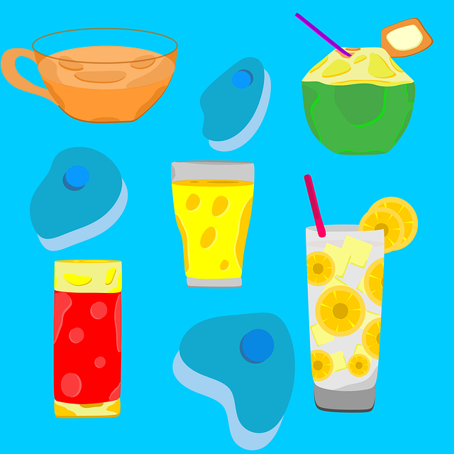 Free tea cofee breakfast vector