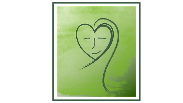 Free Peaceful Heart illustration and picture