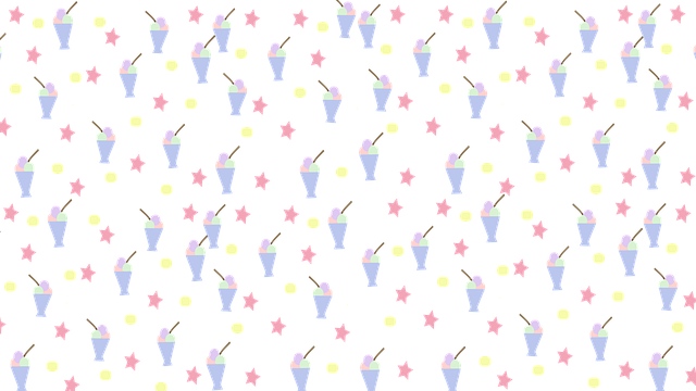 Free Ice Cream Stars illustration and picture