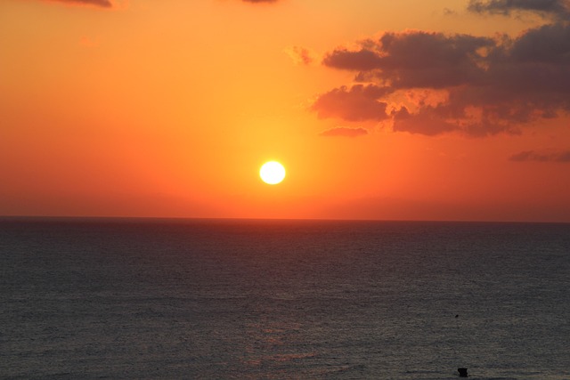 Free Sunrise Sea photo and picture