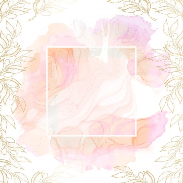 Free flower frame circle illustration