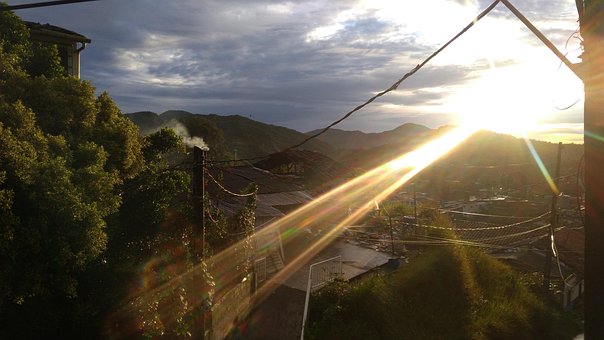 Amanecer, Sol, Alejandría, Resplandor