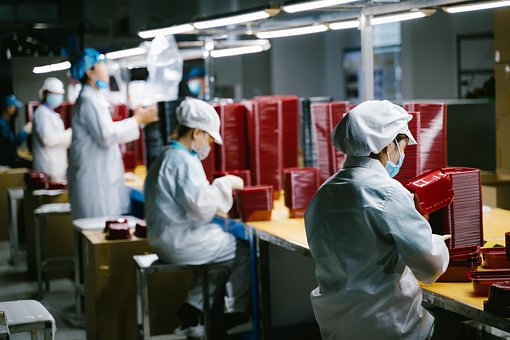 Werk, Mooie Meid, Vrouwelijk, Dienblad