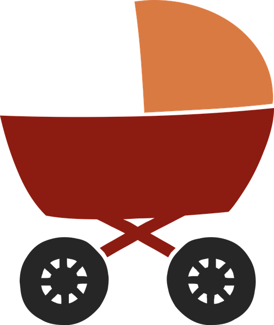 Baby, Barn, Ikon, Symbol, Klapvogn