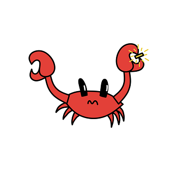 Free Crab Coin illustration and picture