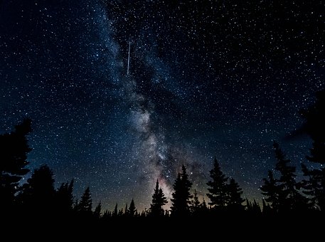 Galaxis, Milchstraße, Nacht, Universum