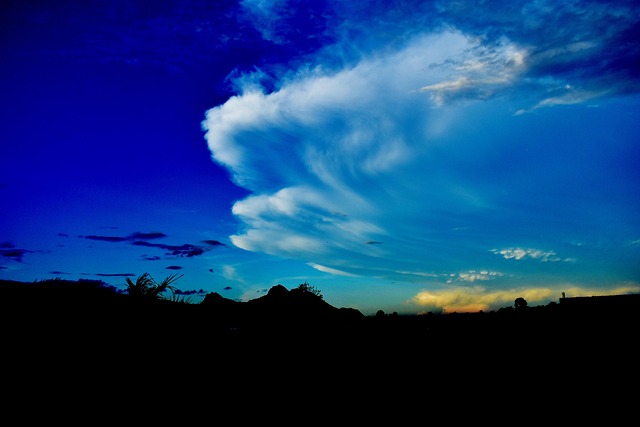Wolke, Blauer Himmel, Natur