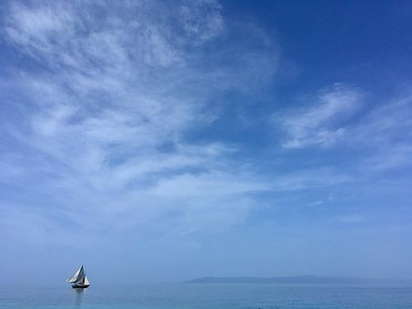 Bote, Cielo, Mar, Haití, Agua