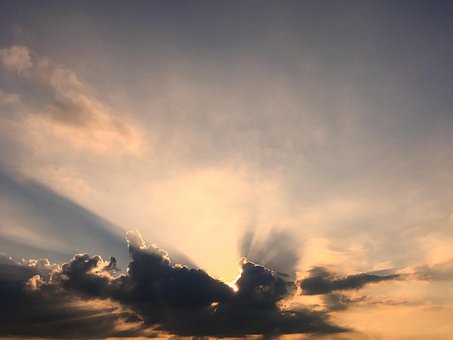Nube, Luz, Tormenta, Oscuro, Cielo