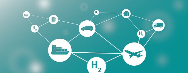 Free hydrogen h2 chemistry illustration