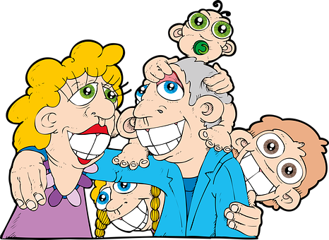 Free Family Children vector and picture