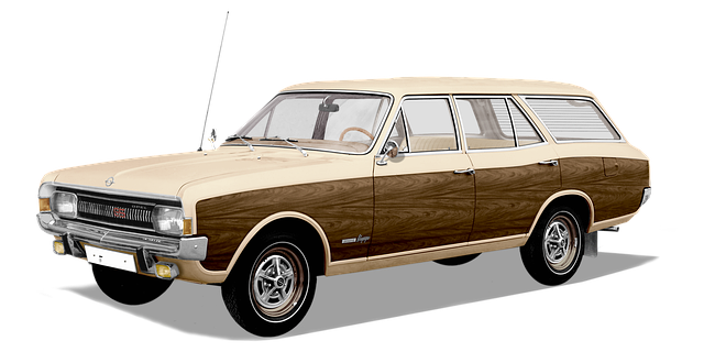 Free opel commodore a voyage caravan illustration