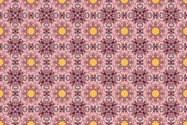 Free pink vintage retro illustration