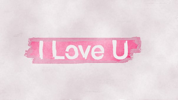 Free I Love U Love photo and picture
