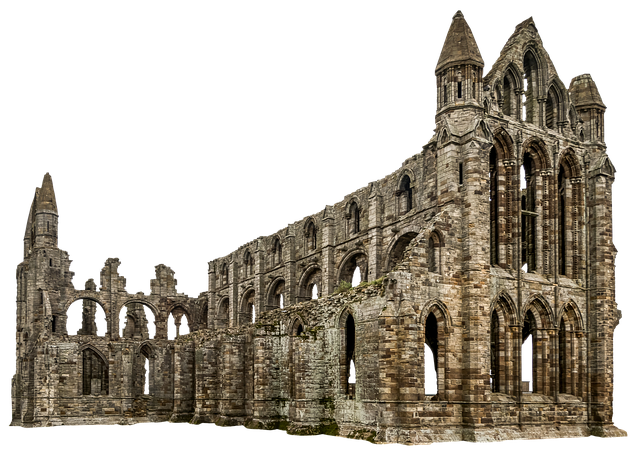 Download free HD stock image of Building Cathedral Free building cathedral ruins illustration