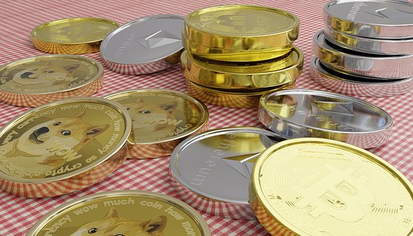 Mince, Bitcoin, Dogecoin, Kryptoměna