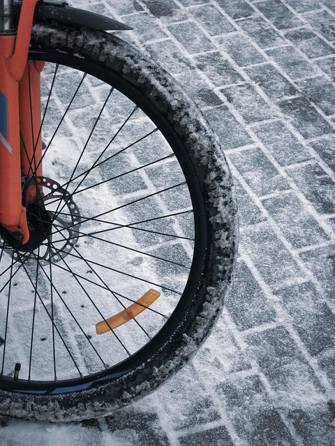Bicicleta, Rueda, Invierno, Nieve