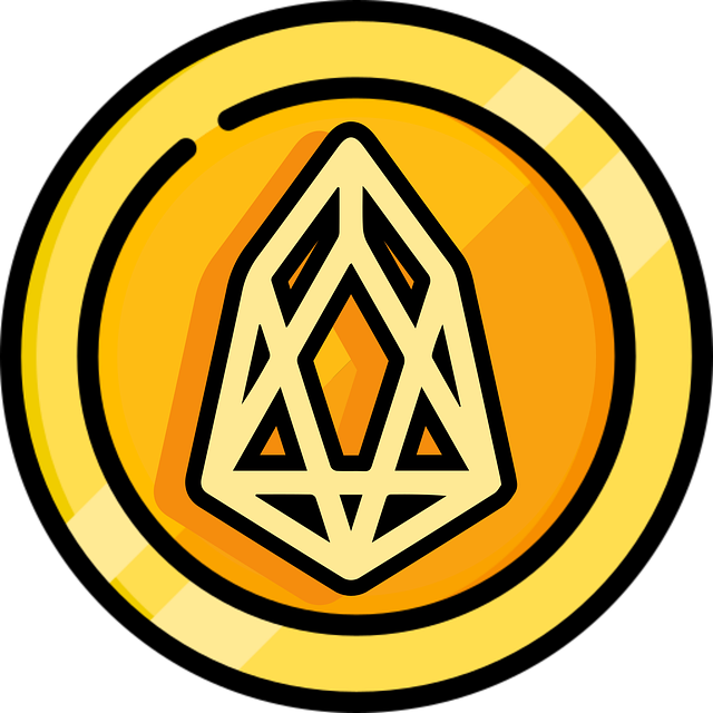 Free ethereum crypto currency coin vector