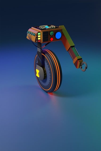 Free robot mechanism technology illustration