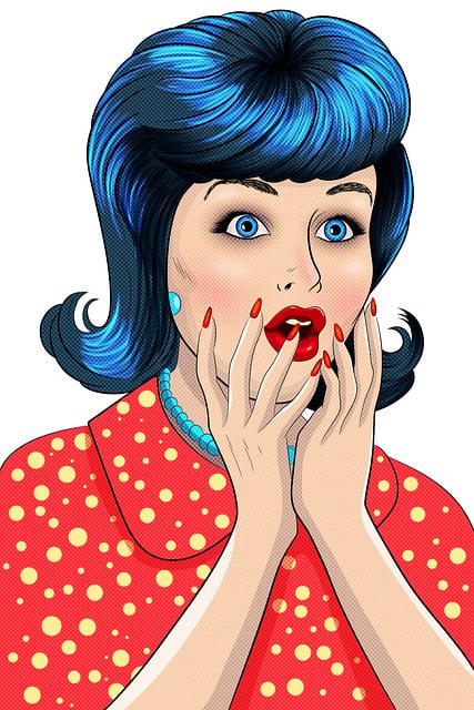 Free Woman Surprised illustration and picture