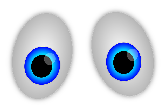 Free blue eyes fear schreck vector