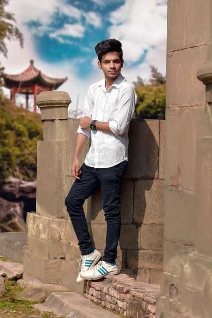 Free Cool Boy Pose Handsome Boy photo and picture