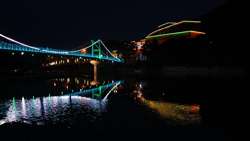 桥 夜晚 河 - Pixabay上的免费照片 - Pixabay