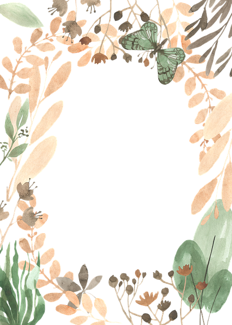 Free Frame Butterfly illustration and picture