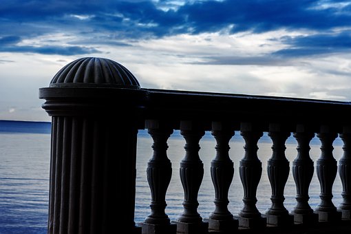 Geländer, Seebrücke, Balkon, Meer